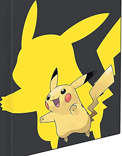 Ultra Pro: 9-Pocket Pokémon Full-View Pro Binder, Pikachu, Holds 360 Cards in Ultra Pro Deck Protector Sleeves, Durable, All Materials Made From Archival-Safe, Acid-Free, non-PVC Material - Image 2