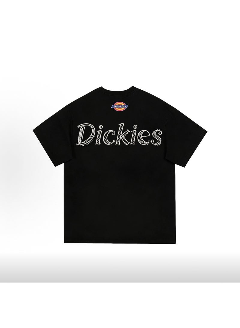 Dickies Black Minimal Logo Crew Neck T-Shirt Size S - Image 3