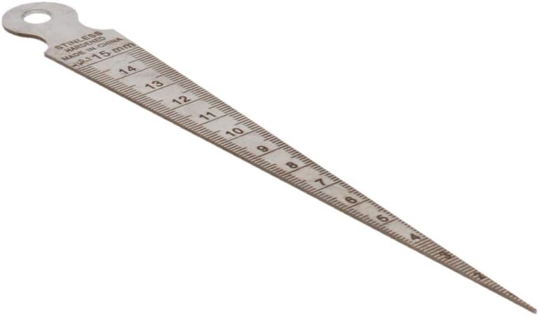 Utoolmart 1-15mm CB03 Taper Guage Feeler Welding Gauge Gap Hole Measuring Tool Inch & Metric 1 Pcs - Image 2