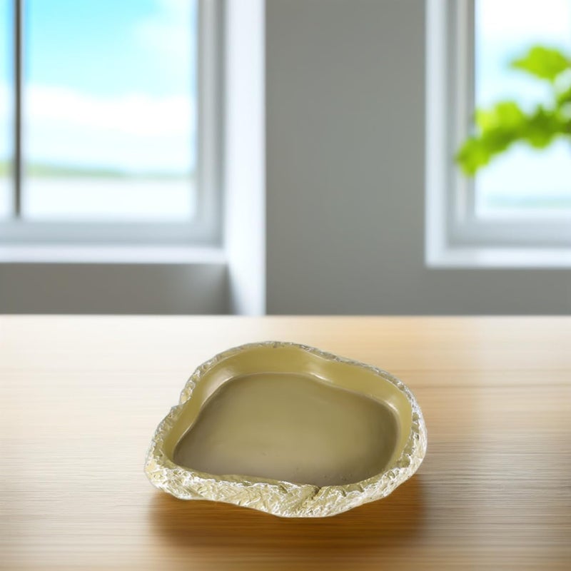 SUPVOX 3pcs Bearded Dragon Food Bowl Resin Reptile Water Dish Snake Tank Accessories - Image 3