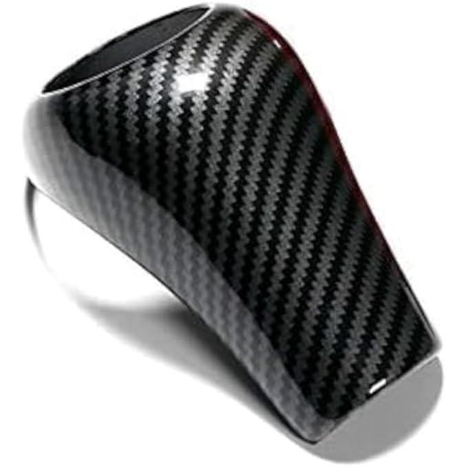 rayihni Gear Shift Knob Cover Protective Compatible with Mercedes Benz 20042014 Interior Accessories  Carbon fiber Black - Image 1