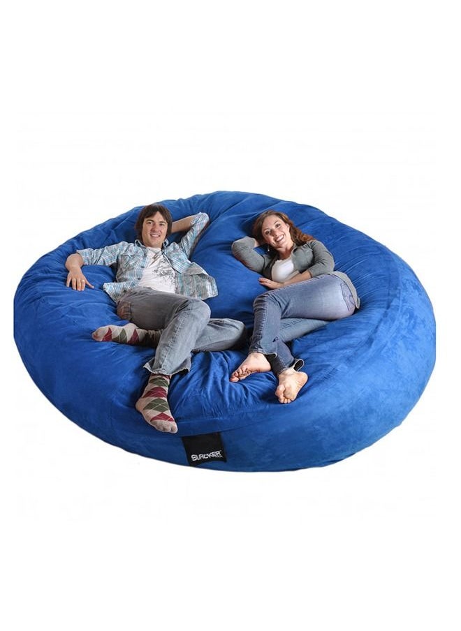 Comfy Ultra Family Size Movie Sack Bean Bag With Filling Blue 135 cm 