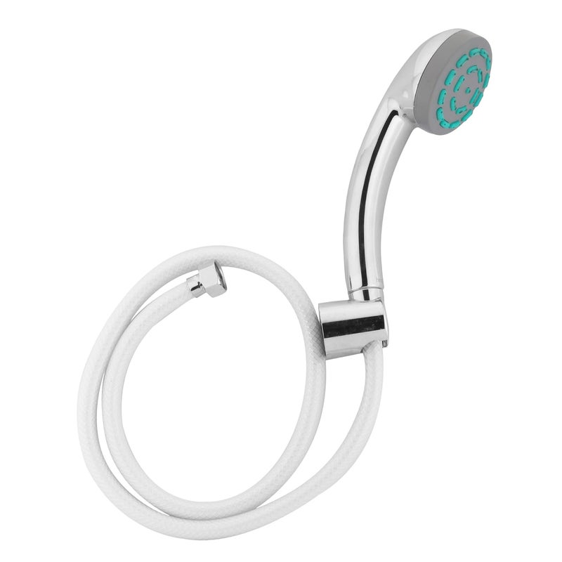 Hindware F160026CP Single Flow Hand Shower with 1 m PVC Tube and Wall Hook Chrome - Image 1