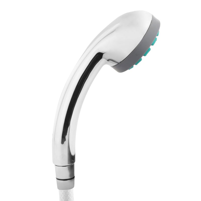 Hindware F160026CP Single Flow Hand Shower with 1 m PVC Tube and Wall Hook Chrome - Image 5