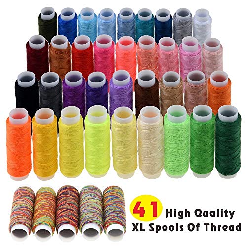 INSCRAFT Sewing Kit, 200 Premium Sewing Supplies, 41 XL Thread Spools, Suitable for Traveller, Adults, Beginner, Emergency, DIY and Home by INSCRAFT - Image 3