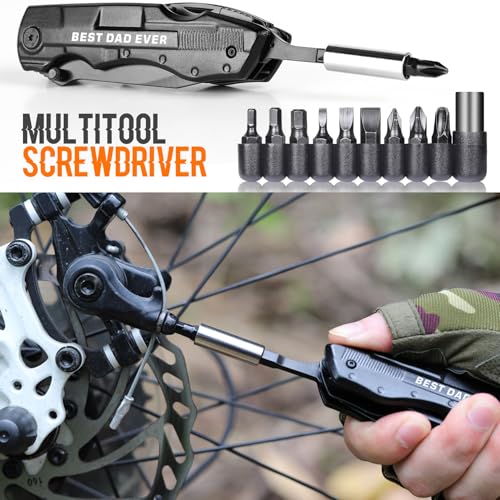 ONEAGE Gifts for Dad, Multitool Knife BEST DAD EVER for Camping, Fathers Day Christmas Unique Gifts for Dad, Dads Birthday Gift from Daughter Son, Christmas Ideal Presents for Dads, Gadget Present for Father - Image 5