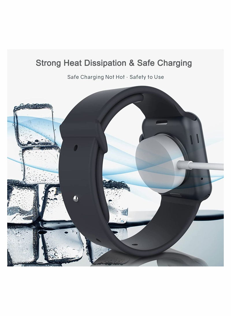 Upgraded for Apple Watch Magnetic Fast Charger to USB-C Cable (1m/Portable) Magnetic Wireless Charging Compatible with Apple Watch Series 8/7/6/SE/5/4/3/2/1 - Image 4