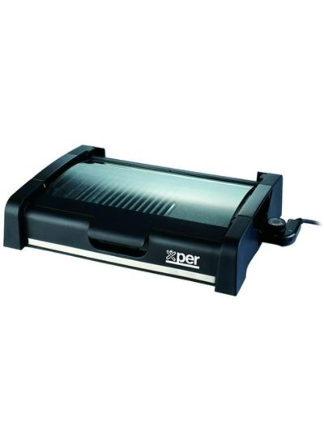 إكسبير شواية صحية اكسبير 1650 واط سطح جرانيت دخان اقل اسود XPGR-102M - Image 1