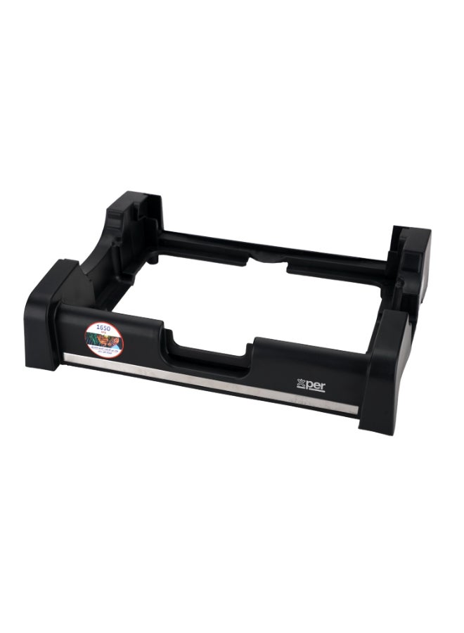 إكسبير شواية صحية اكسبير 1650 واط سطح جرانيت دخان اقل اسود XPGR-102M - Image 4