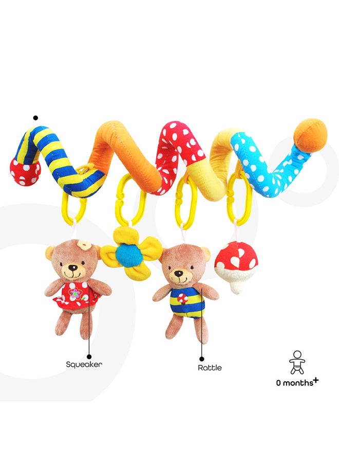 Moon Spiral stroller Activity Hanging Toys For Cot, Pram And Car Seat, 0 Months Above - Bear 37x37x6cm - Image 2