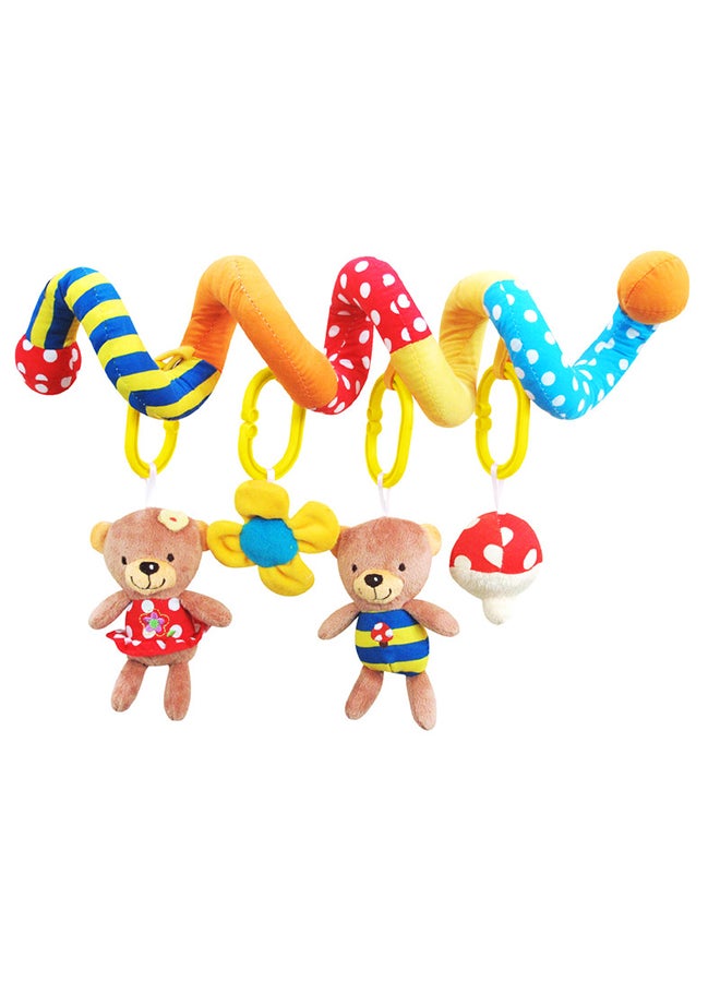 Moon Spiral stroller Activity Hanging Toys For Cot, Pram And Car Seat, 0 Months Above - Bear 37x37x6cm - Image 1