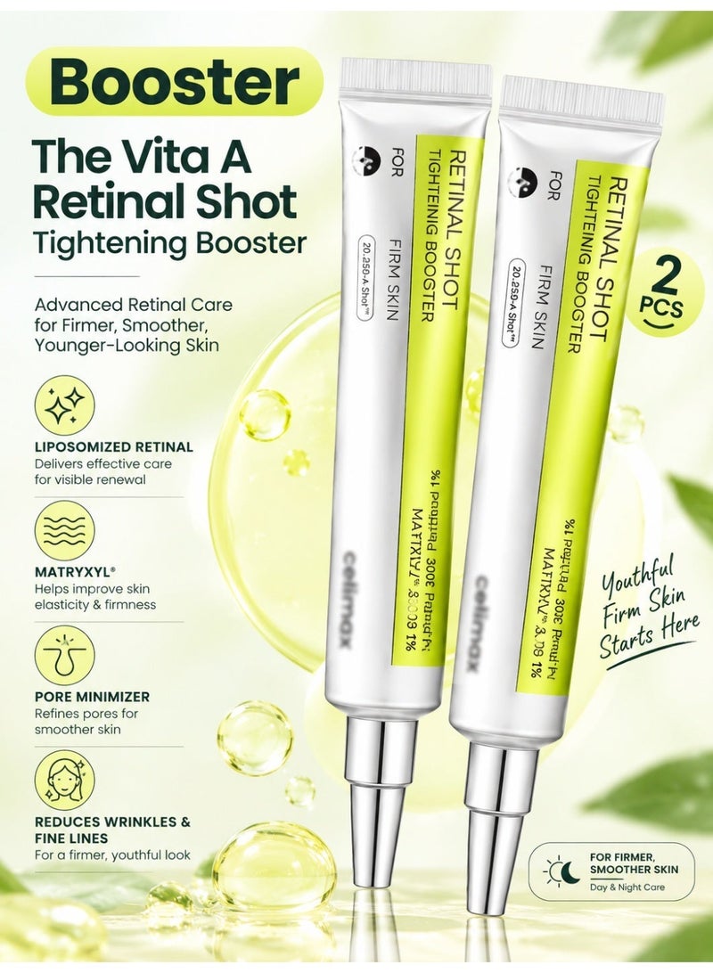 Booster The Vita A Retinal Shot Tightening Booster | with Liposomized Retinal, Matryxyl, Pore Minimizer, Wrinkles & Fine Lines, Firmer Skin, 15ml - Image 1