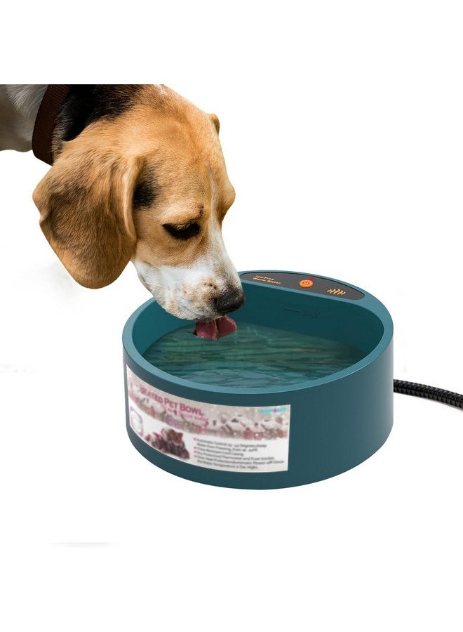 Namsan Heated Dog Bowl, 2.2L, Outdoor Heated Water Bowl For Cats Dogs Chickens Bird Bath, Smart Heated Pet Bowl Provides Drinkable Water In Winter, Wild Animals Winter ThermalBowl Warm Water Dish - Image 1