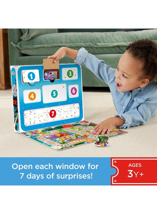 Thomas & Friends Toy Trains Gift Set Thomas’ 7 Days of Surprises, 10-Piece Diecast Vehicles with Cargo for Kids Ages 3+ Years - Image 2