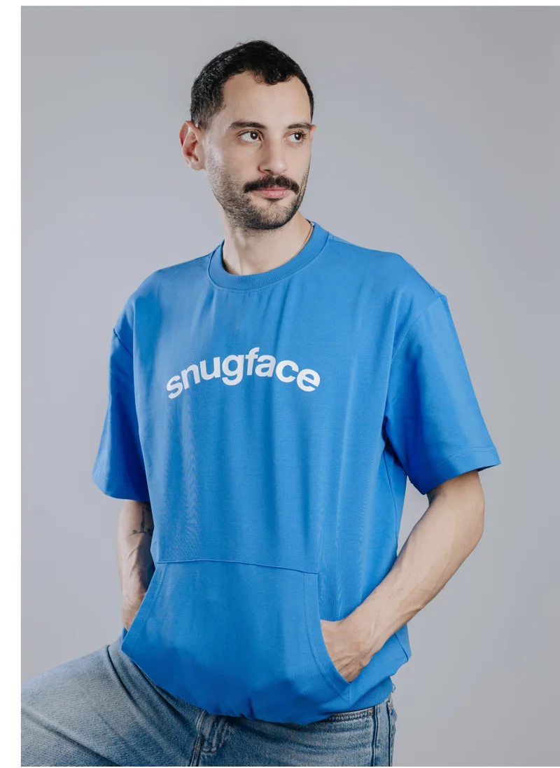 سناج فيس Snugface The Hooshee Oversized Tshirts, Blue, SF15-1BLU-M