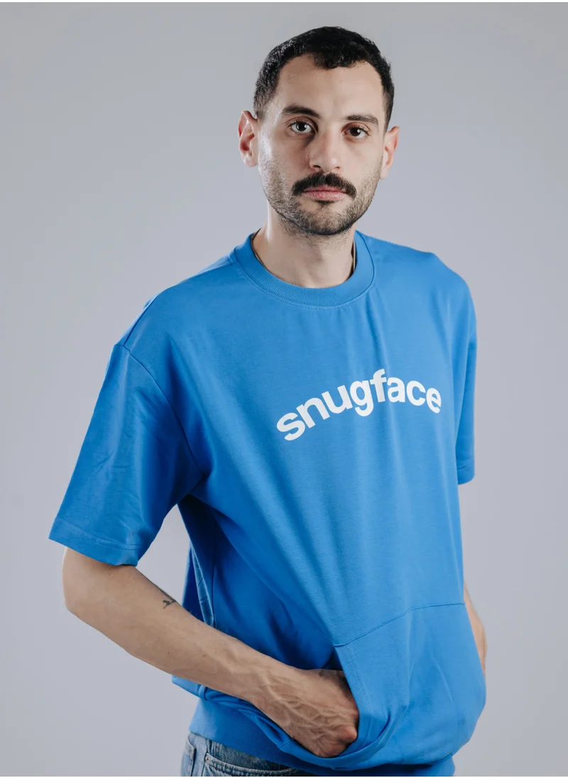 سناج فيس Snugface The Hooshee Oversized Tshirts, Blue, SF15-1BLU-M