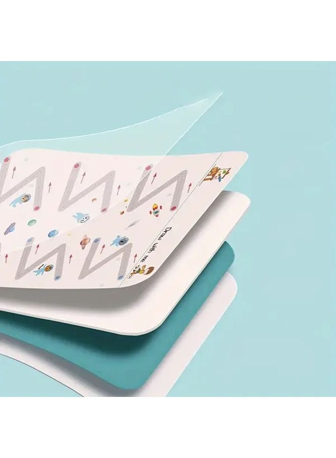 دفتر التدريب السحري القابل لإعادة الاستخدام للأطفال مع إرشادات كتابة الأرقام والحروف - Image 5