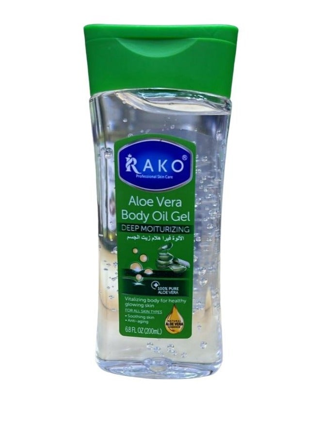 RAKO Aloe Vera Body Oil Gel 200ml