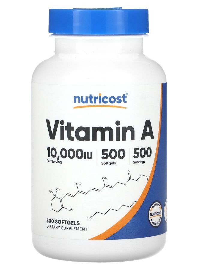 Vitamin A 10000 IU 500 Softgels