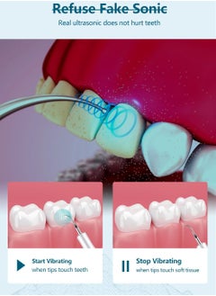 KinseiBeauty Dental Scaler Ultrasonic Teeth Calculus Plaque Remover Electric Sonic Tartar Eliminator Stains Removal  - Image 4
