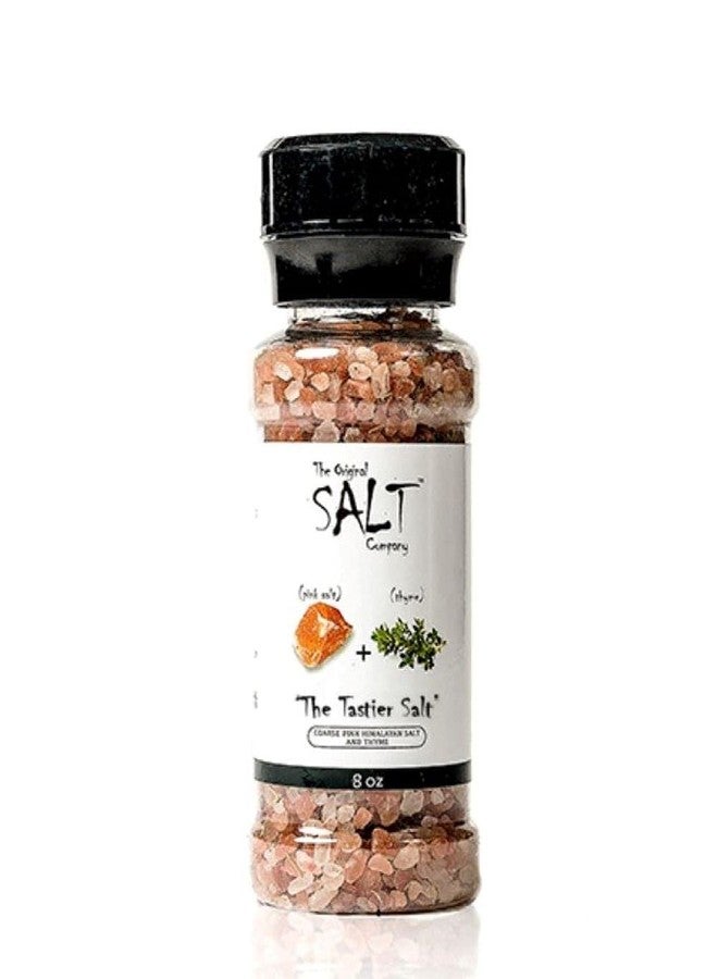 Kasa Style By The Original Salt Company Himalayan Rock Salt Grinder and Thyme