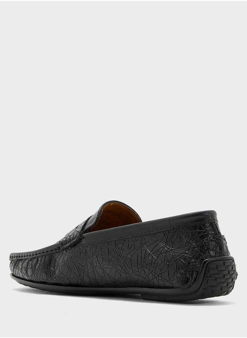 Robert Wood Genuine Leather Loafers