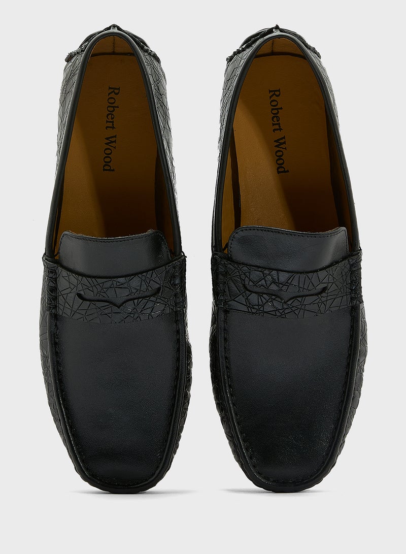 Robert Wood Genuine Leather Loafers  - Image 4