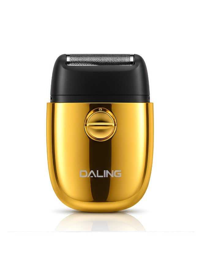 Daling Premium Luxury Gold Electric Shaver – Compact Rechargeable Travel Razor for Men - Image 2