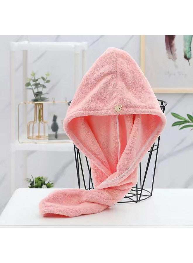 CLUZE CLUZE Microfiber Hair Towel Wrap | Hair Drying Towel, Ultra Absorbent Fast Drying Hair Towel Wraps for Wet Hair (Pink) - Image 1