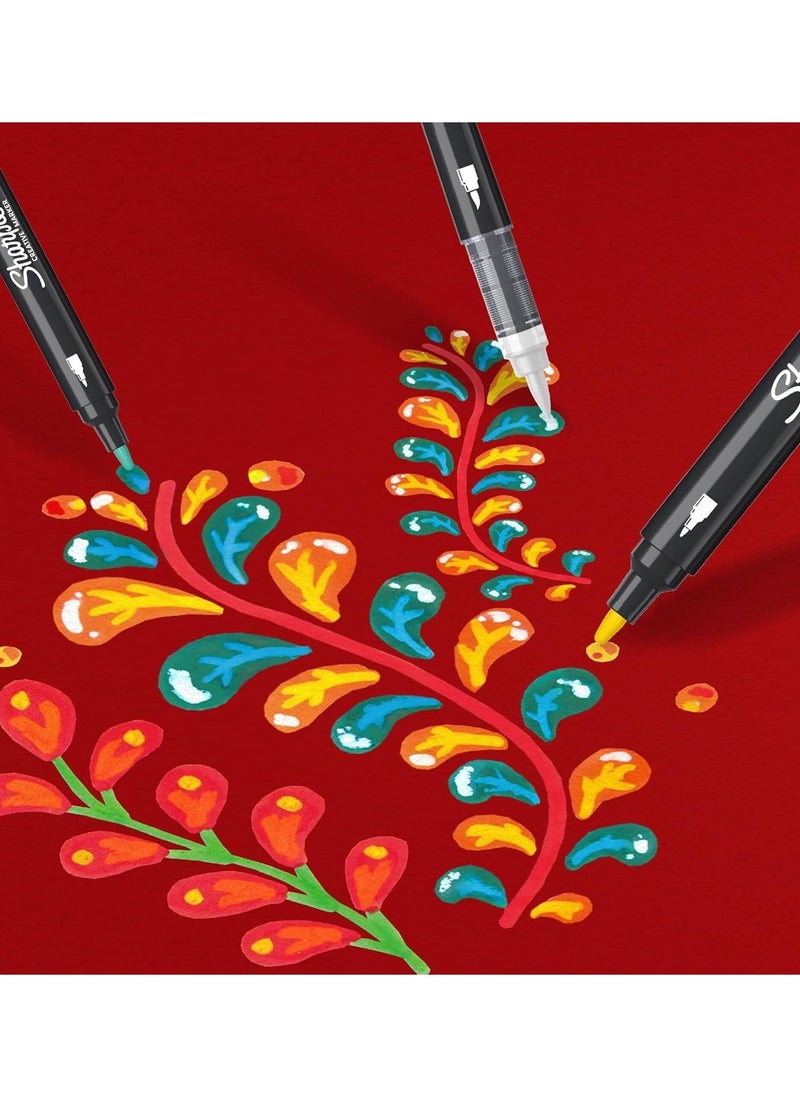 Sharpie 5-Piece Creative Acrylic Paint Markers Multicolour  - Image 2
