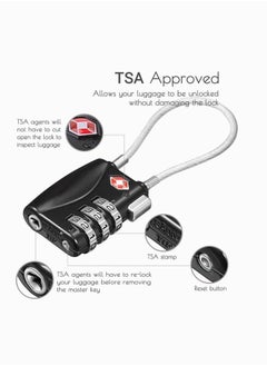 Y&D TSA Travel Luggage Lock, SYOSI Alloy Customs Combination Code Lock Padlock for Zipper Bag Handbag Suitcase, Suitcase Locks, Securing Gates, Garages, Cupboards  - Image 5