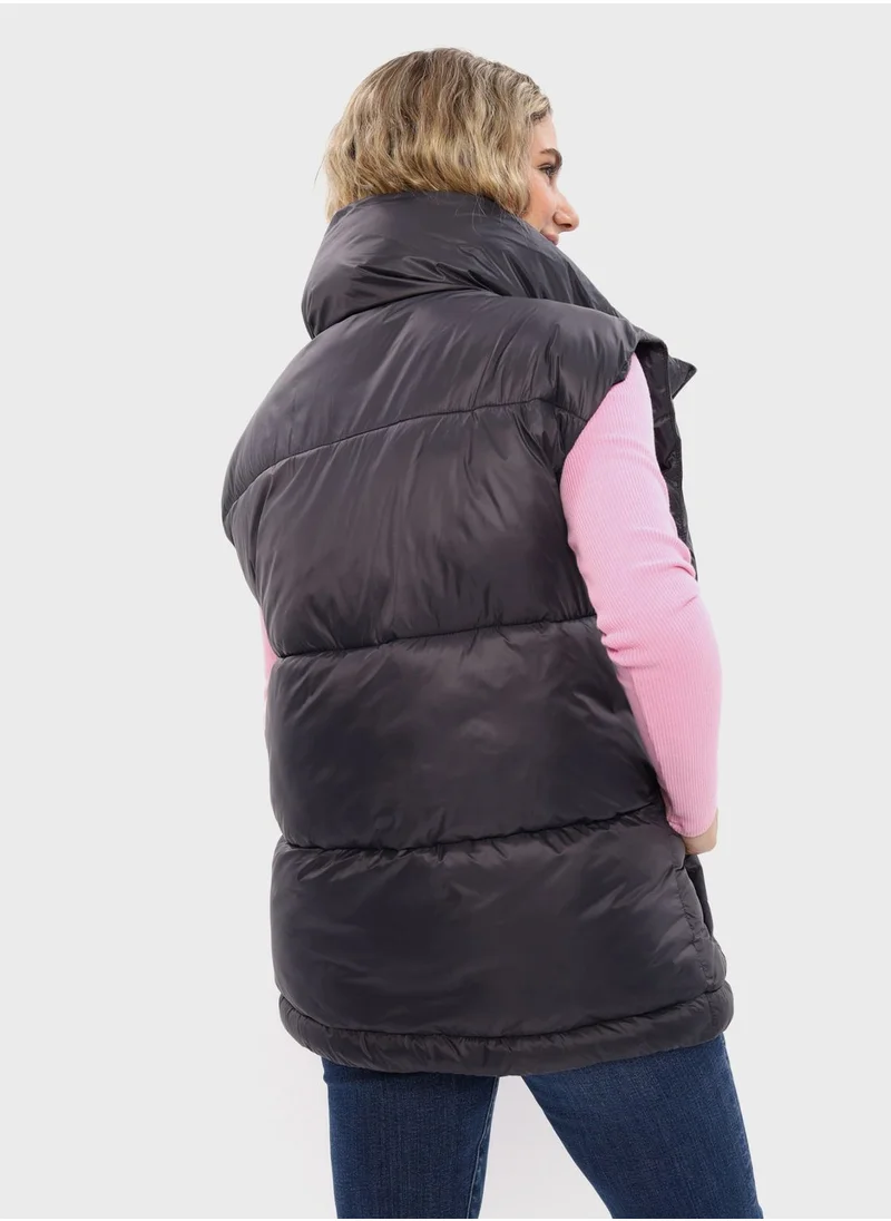 American Eagle Zip Detailed Jacket