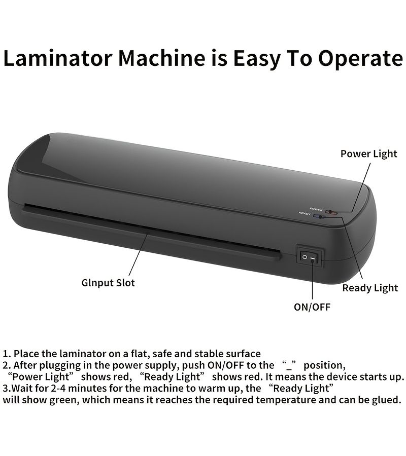 Suntiko LM2022 4 In 1 Laminator With Jam Free Technology For Classroom Homeschool Office DIY Compact Laminating Machine For Teachers - Image 3