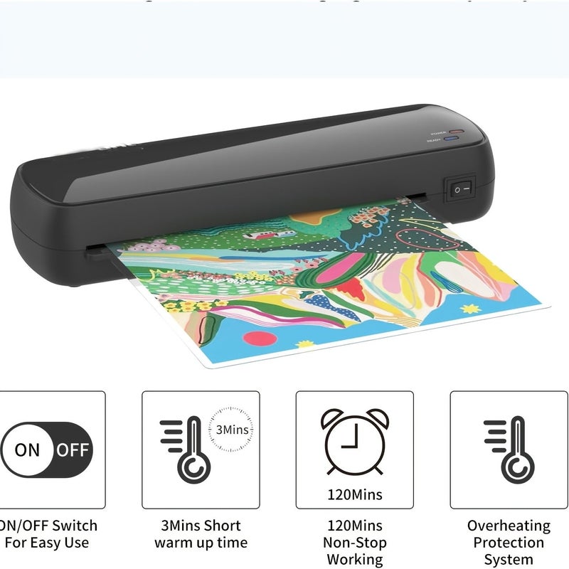 Suntiko LM2022 4 In 1 Laminator With Jam Free Technology For Classroom Homeschool Office DIY Compact Laminating Machine For Teachers - Image 4