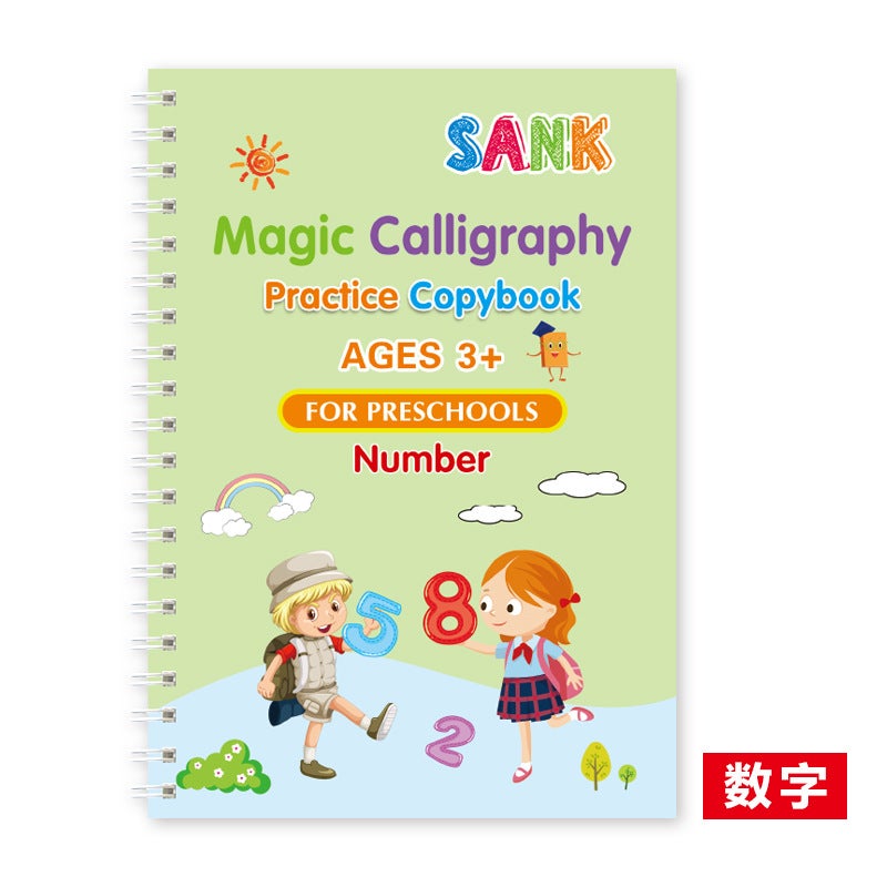 E-Commerce English Children'S Groove Copybook Magic Hard Pen Copy Control Learning Training Book - Image 1