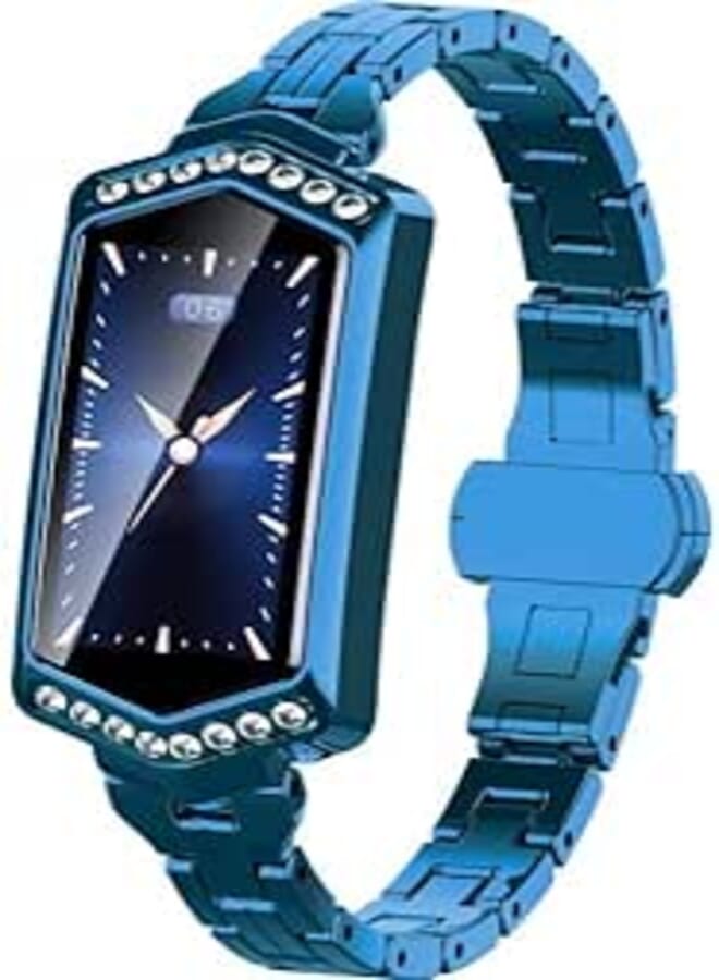 B78 Touch Smart Watch Compatible with Android and iOS - Blue