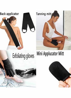 KASTWAVE Self Tanning Mitt Applicator Kit, Back Tanning Applicator Tanning Mitts Set  - Image 3