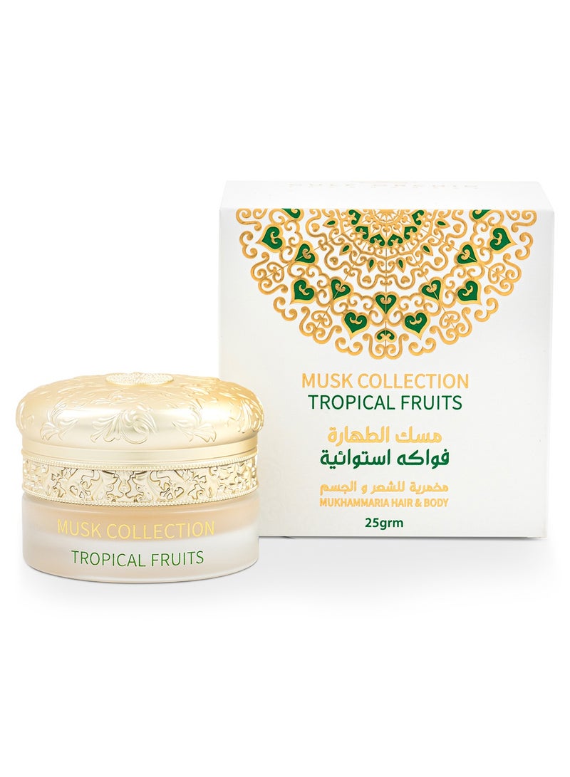 Gulf Orchid Tropical Fruit Mukhammaria for Body and Hair 25g For Men and Women 