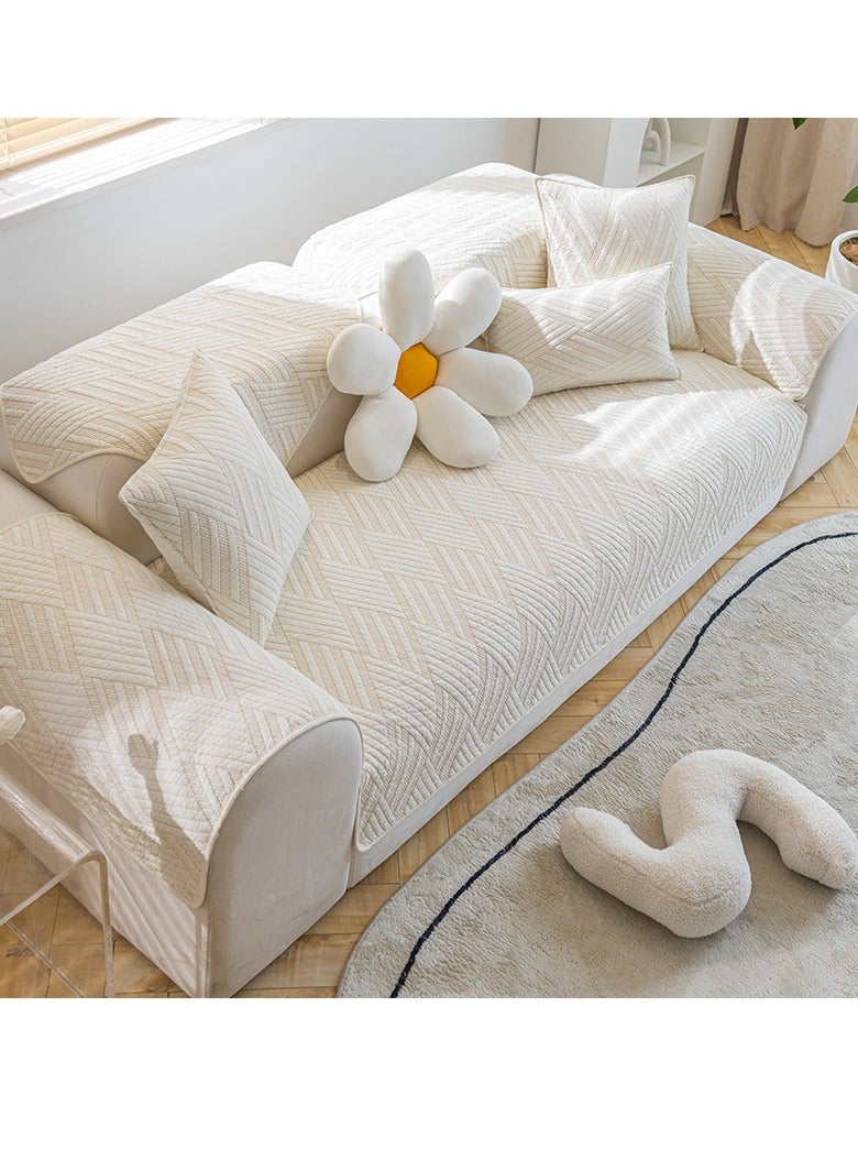 general 1/2/3/4 seat L-shaped sofa case, non-slip upholstered corner guards, furniture protection, machine washable, multi-function case for sectional sofas - Image 1