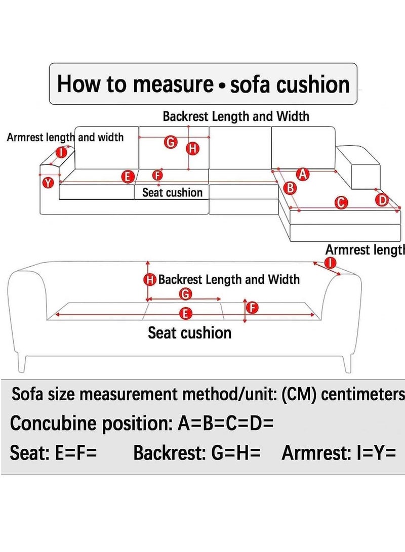 general 1/2/3/4 seat L-shaped sofa case, non-slip upholstered corner guards, furniture protection, machine washable, multi-function case for sectional sofas - Image 4