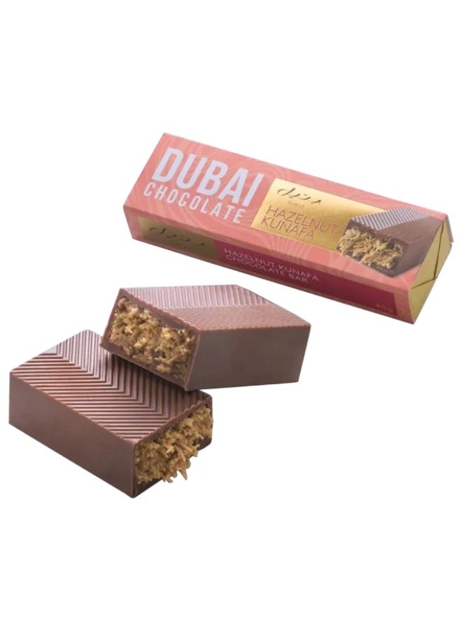 Dubai Chocolate Bar, Hazelnut - 40g, UAE