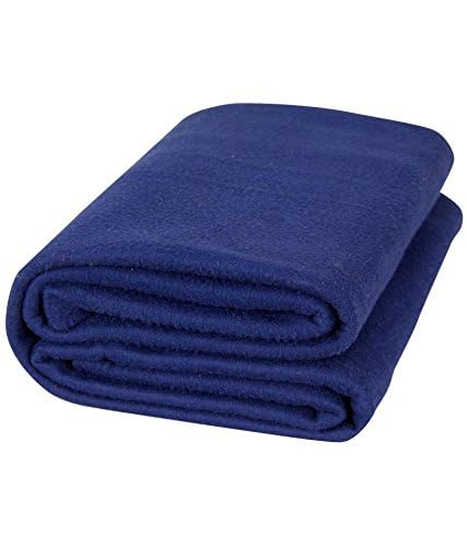 Goyal's ® Polar Fleece 250 TC Blanket (Double Bed, Navy Blue) - Image 3