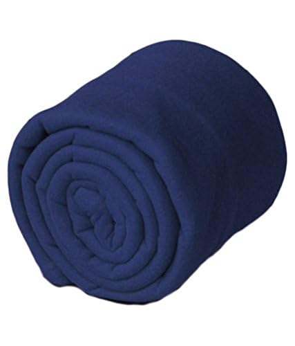 Goyal's ® Polar Fleece 250 TC Blanket (Double Bed, Navy Blue) - Image 4