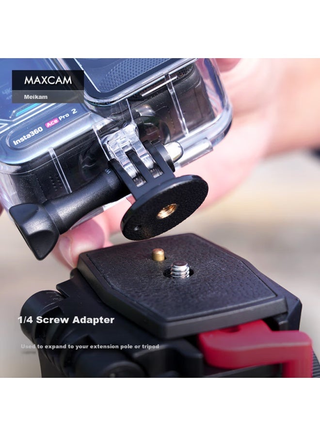 Maxcam/Maisikamu Waterproof Case For Insta360 Ace Pro 2 Action Camera, Horizontal And Vertical Shooting, Diving Protection, Shockproof, Snorkeling Outer Shell Accessory - Image 4