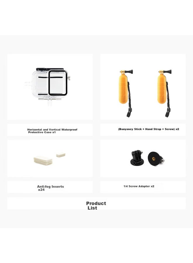 Maxcam/Maisikamu Waterproof Case For Insta360 Ace Pro 2 Action Camera, Horizontal And Vertical Shooting, Diving Protection, Shockproof, Snorkeling Outer Shell Accessory - Image 1