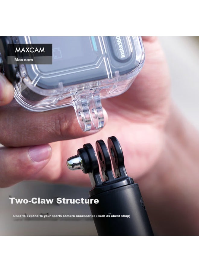 Maxcam/Maisikamu Waterproof Case For Insta360 Ace Pro 2 Action Camera, Horizontal And Vertical Shooting, Diving Protection, Shockproof, Snorkeling Outer Shell Accessory - Image 5