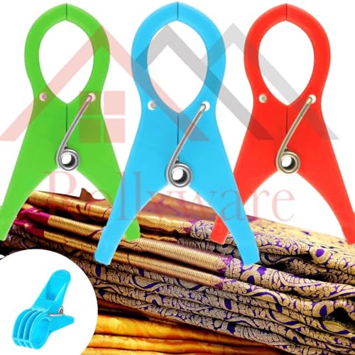 ROLLYWARE ® Heavy Duty Premium Multipurpose Clothes Clip for Indoor and Outdoor, Strong and Durable, Anti Rust Peg, Clothes Drying Pegs (Round Pack of 24) - Image 2