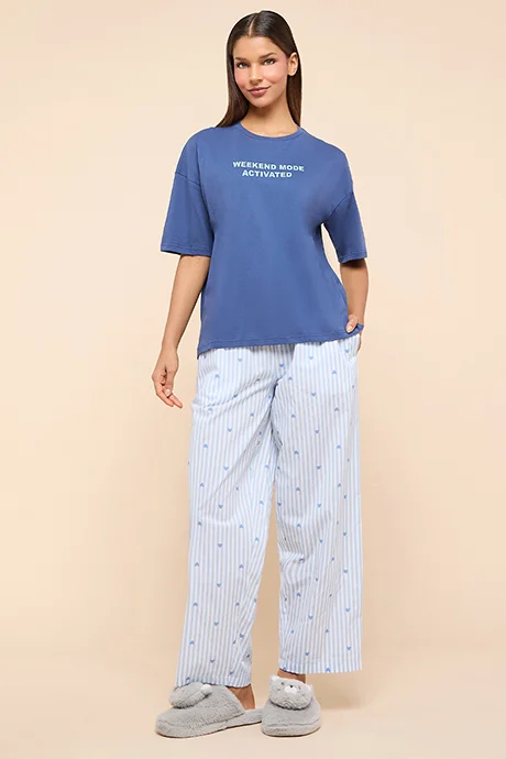 أر أند بي Printed Pyjama Set