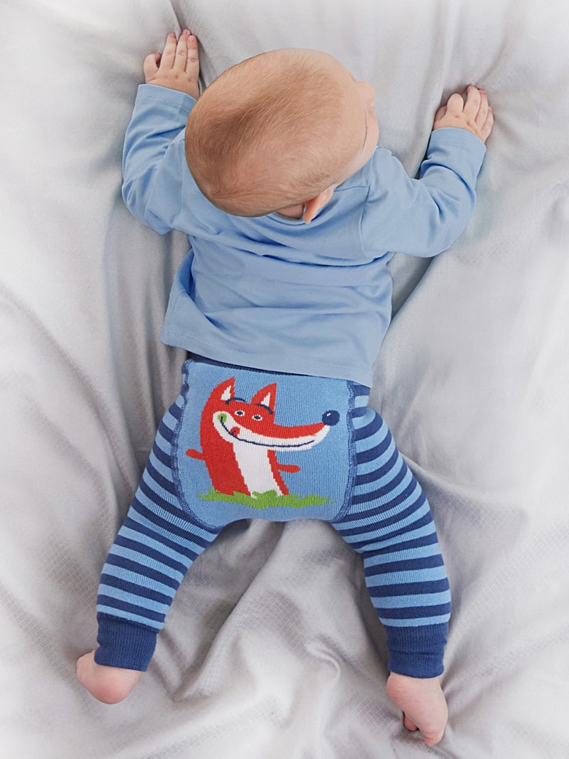 Denokids Fox Baby Boy T-Shirt Tights-Pants Set  - Image 4