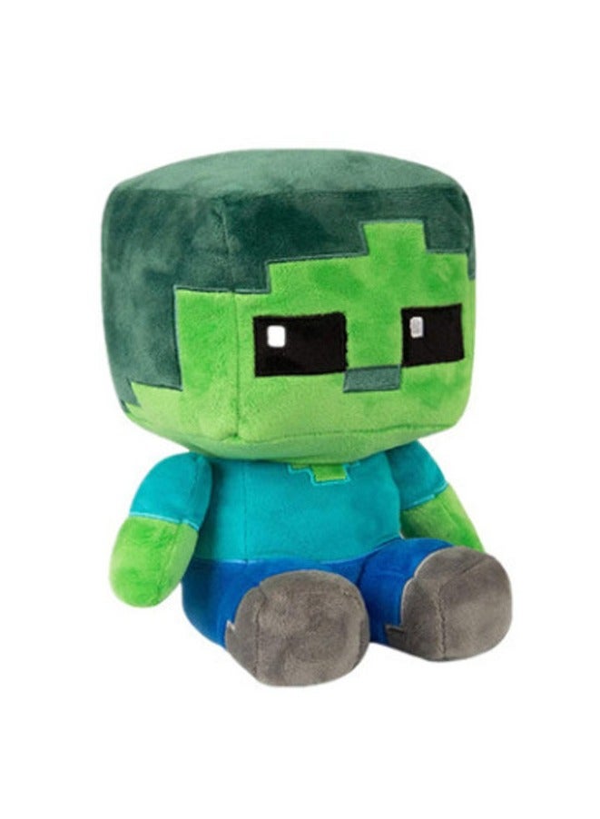 4 Pcs Minecraft Steve Enderman Zombie Creeper Plush Toy 20CM - Image 4